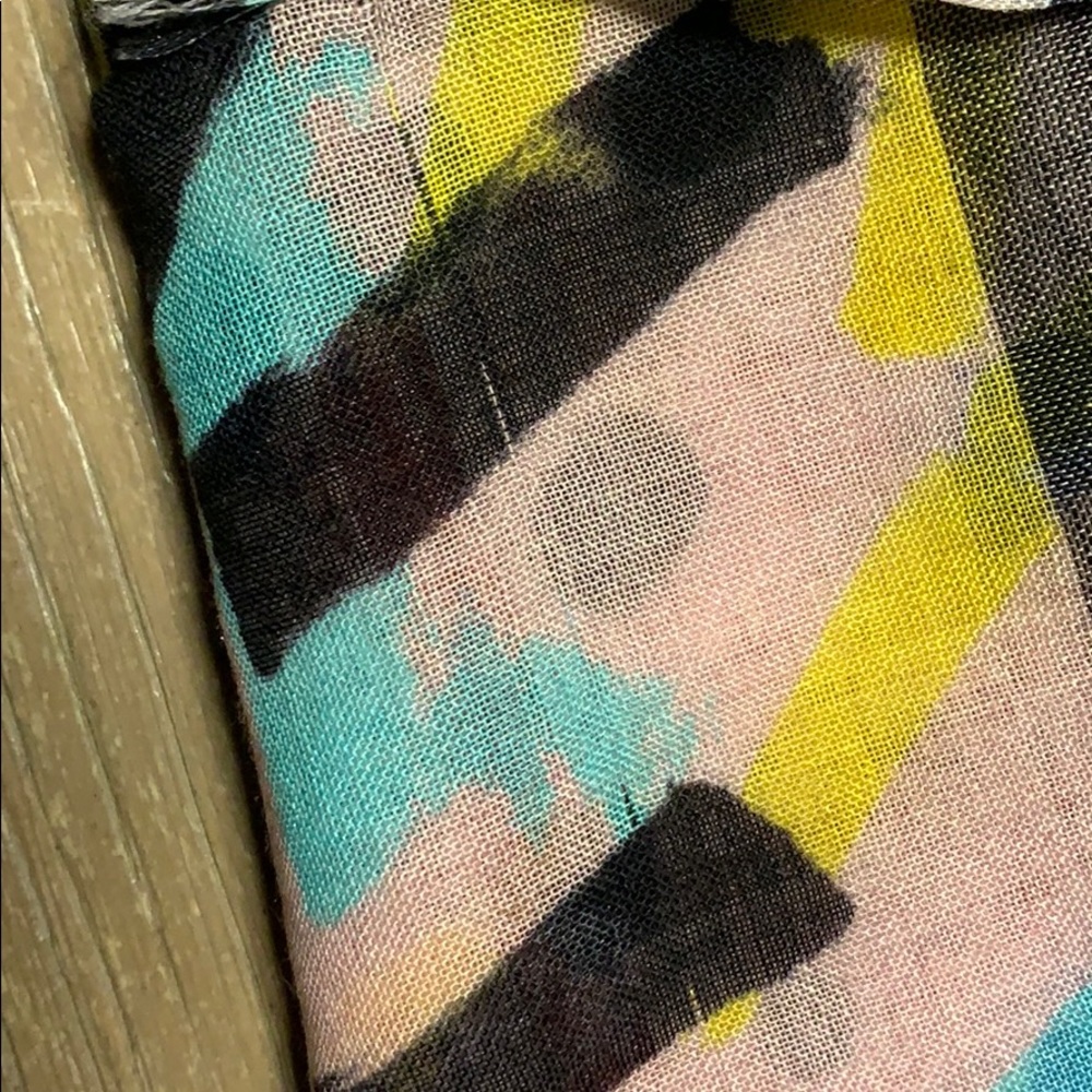 Burberry Pink Graffiti Scarf - pre owned - Picture 8 of 10
